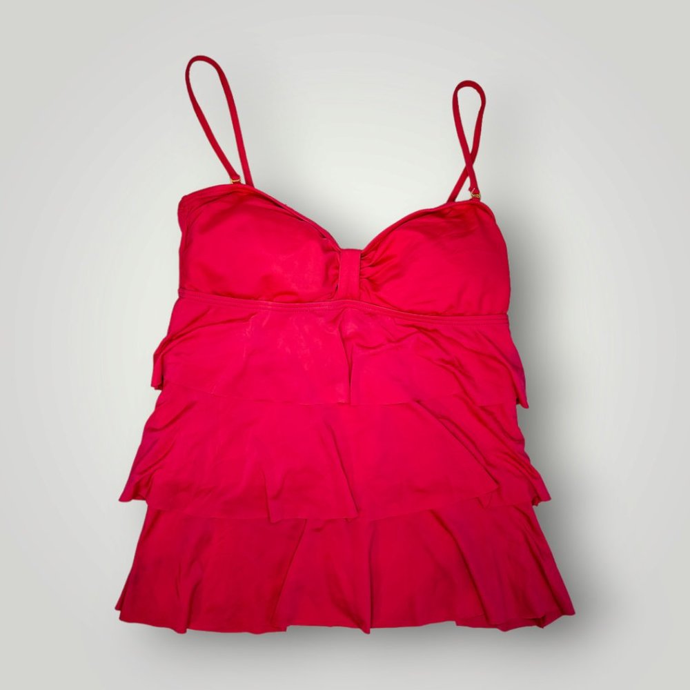 Kenneth Cole Pink Tankini Top, Size Medium